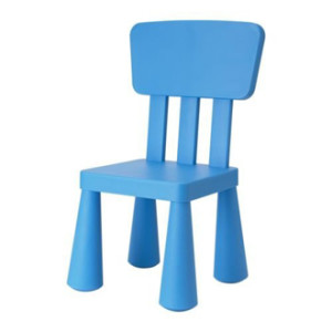 Ikea Blue Mammut Chair
