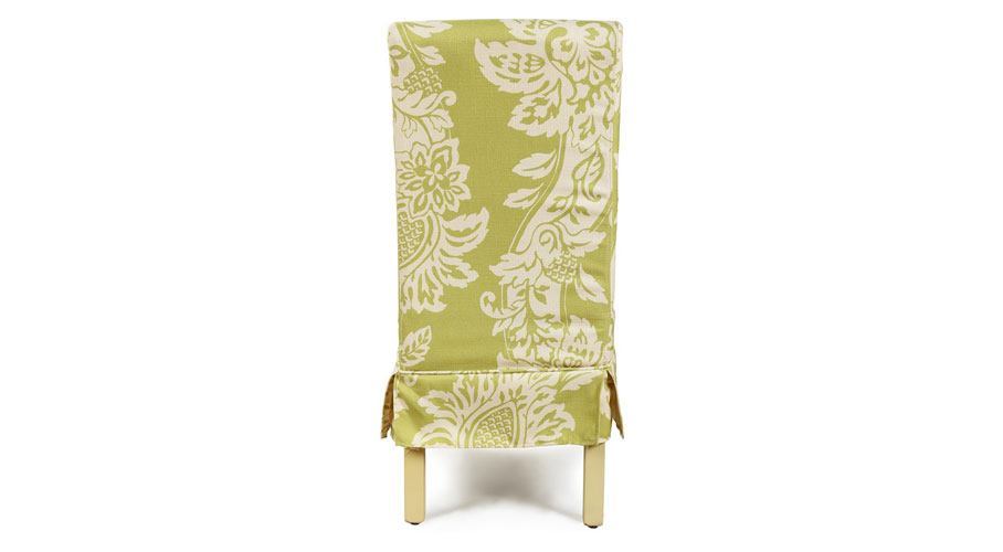 White Flower Dining Chair