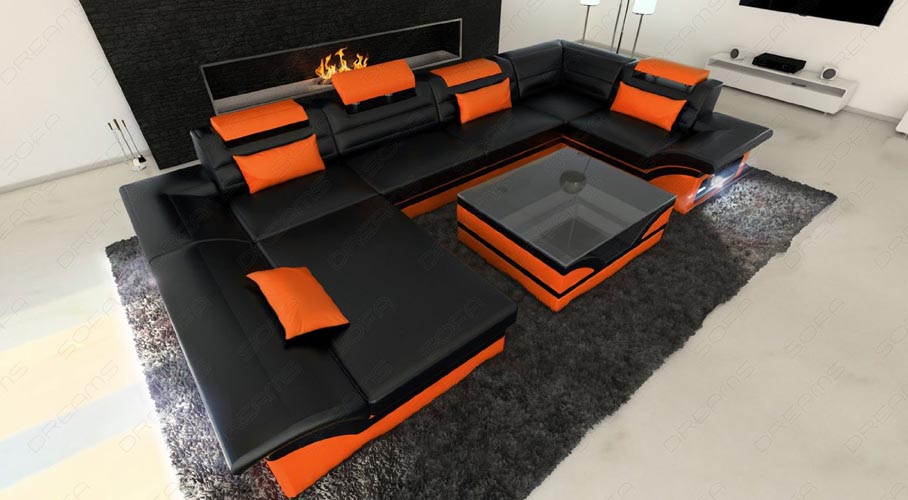 Big Leather Sofa ENZO