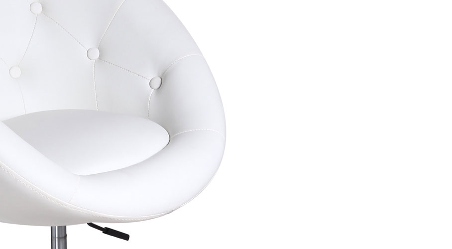 White Egg Shape Chair