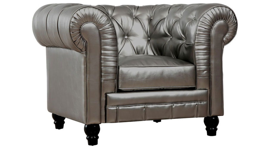 Zahara Leather Club Chair
