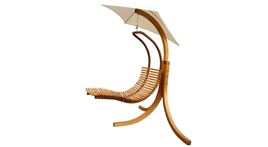Swing Lounge Chair with Umbrella
