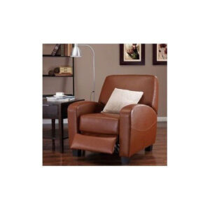 Camel Leather Recliner Chair