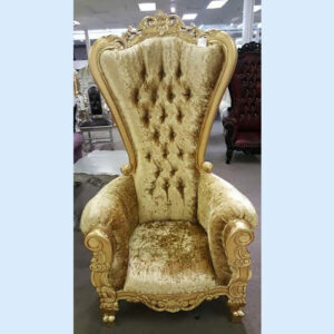 French Baroque High Back Chair