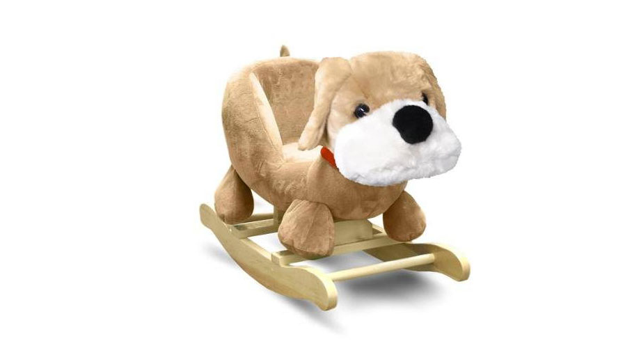Fluffy Dog Rocking Chair