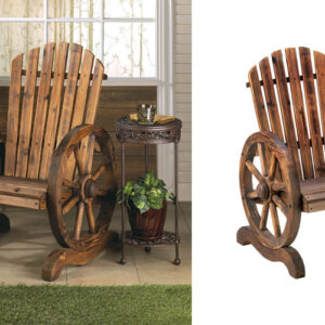 Wagon Wheel Garden Chair